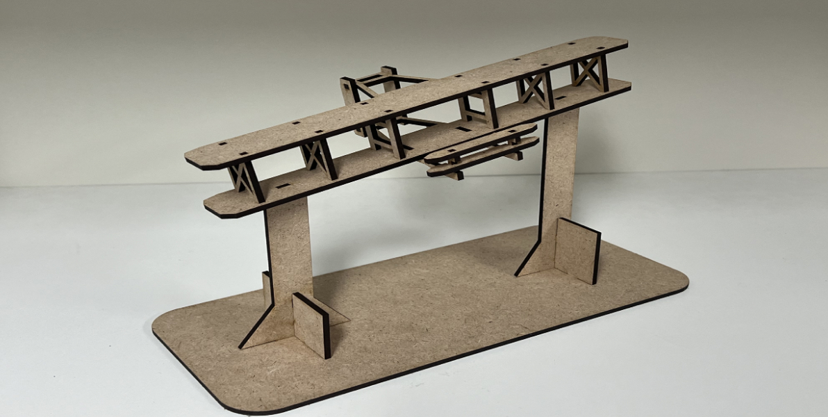 비행기 나무 모형