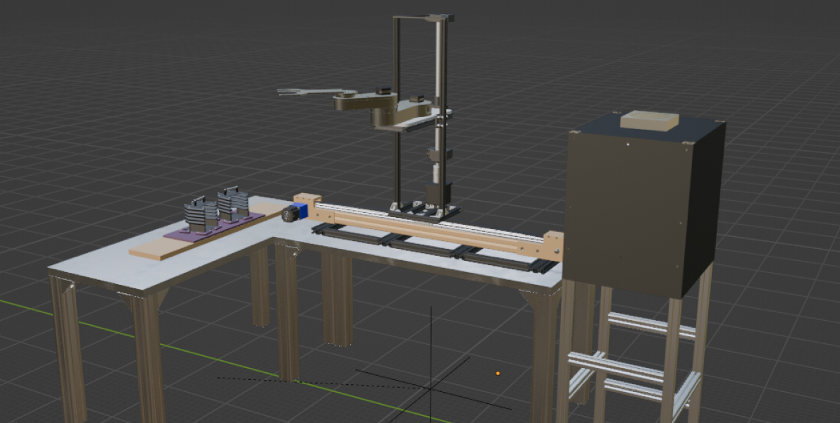 동아리에서 기획한 기계의 3d