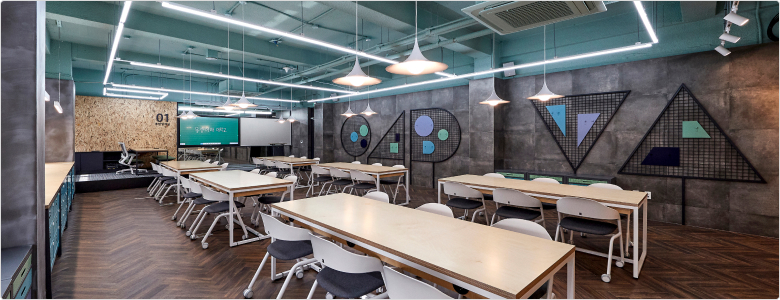 원격강의공용실습실 내부사진