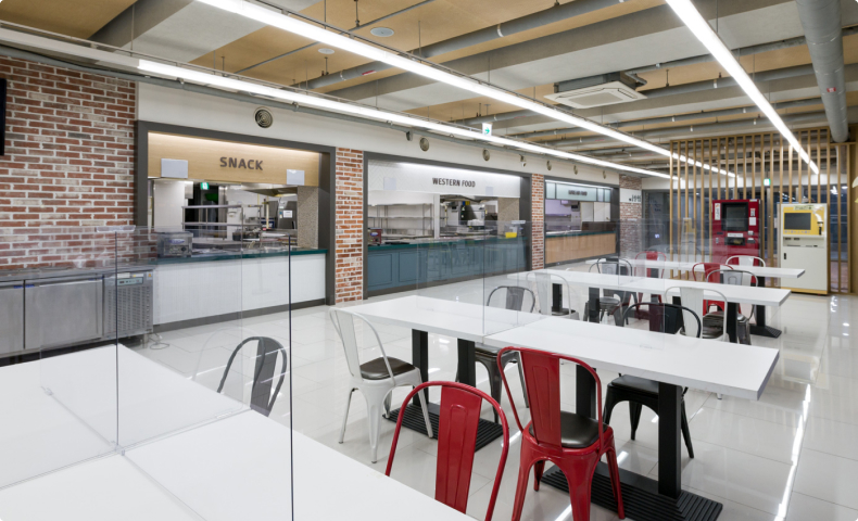 동양미래대학교 식당 내부2