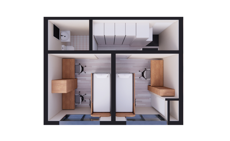 3호_D형 2인실 내부사진1