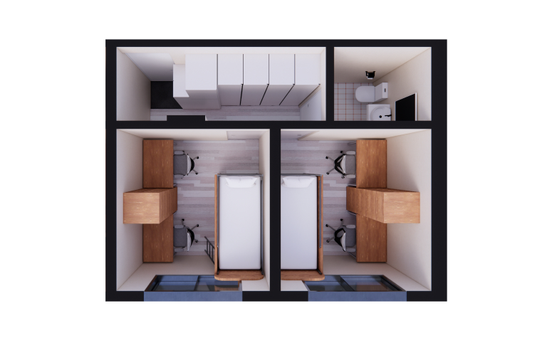 2호_B형 1인실 내부사진1