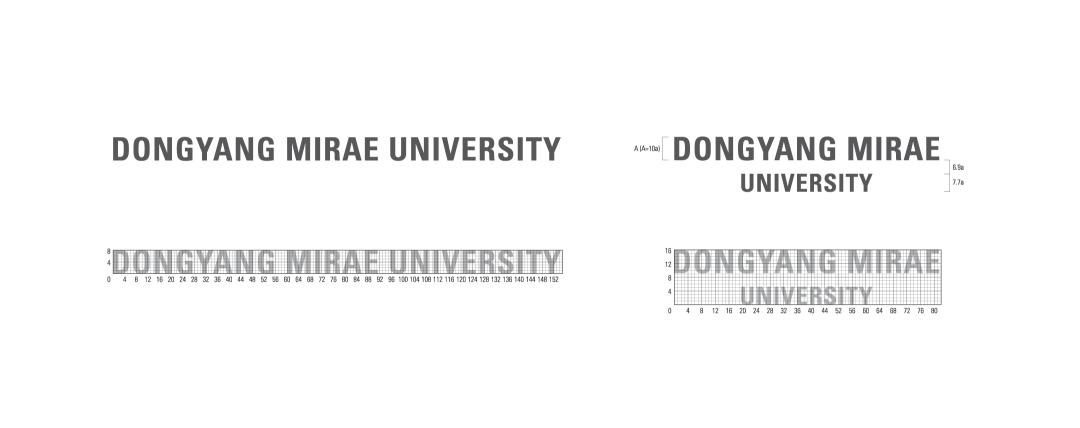 동양미래대학교 로고 타입 : 영문 - DONGYANG MIRAE UNIVERSITY