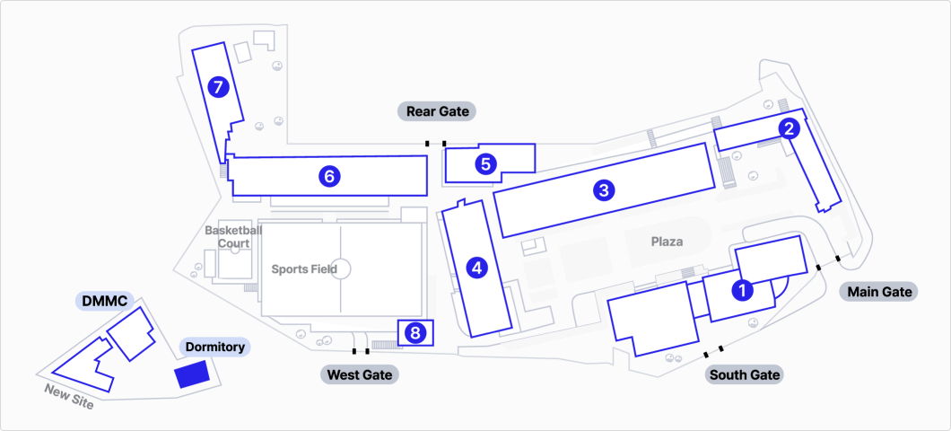 학생기숙사 오시는길 지도